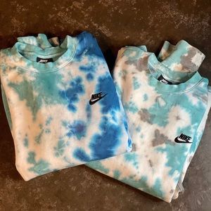Tye dye Nike crew neck